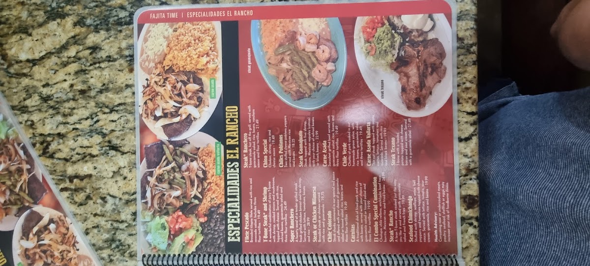 El Rancho Menu-1